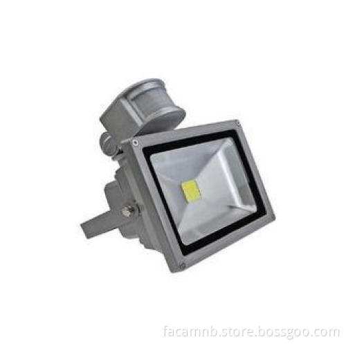 Outdoor 30W PIR LED Flood Light / 70~110LM/W 60Hz Ra75 Brig